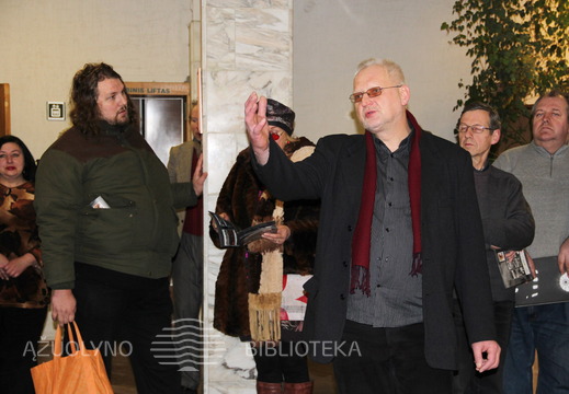 Evaldas Butkevičius pasakojo apie parodos idėjos gimimą, dėkojo rėmėjams