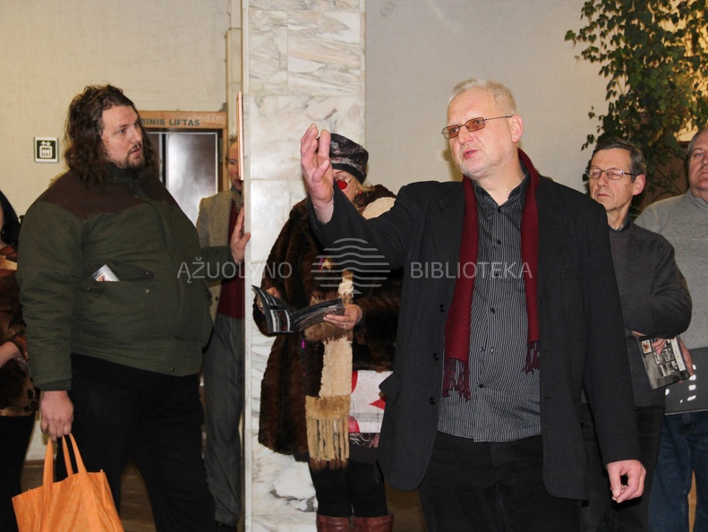 Evaldas Butkevičius pasakojo apie parodos idėjos gimimą, dėkojo rėmėjams