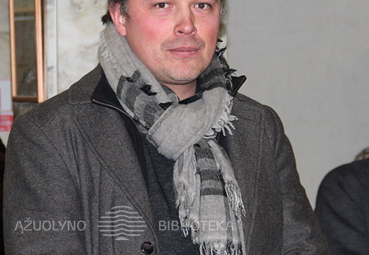 Su paroda po pertraukos grįžusio kolegos sugrįžimu pasidžiaugė LFS Kauno sk. pirmininkas Gintaras Česonis