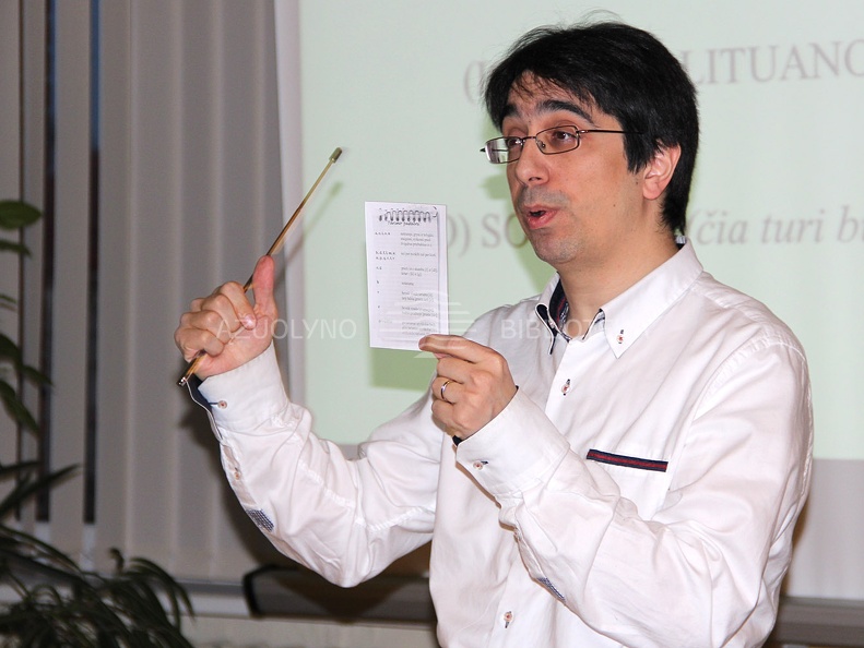 VDU docentas, italų kalbos dėstytojas Stefano M. Lanza