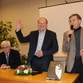 Vakaro svečiai: V. Kavaliauskas, Č. Juršėnas ir V. Popovas