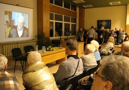 Buvo rodomas dokumentinis E. Mildažytės filmas apie A. Brazauską