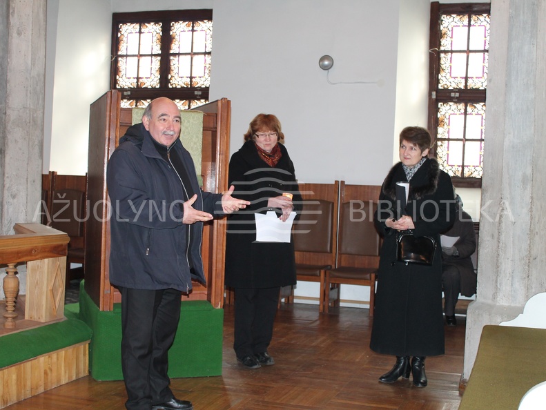 Kauno evangelikų liuteronų Švč. Trejybės bažnyčios kunigas S. Juozaitis pristatė skaitovus