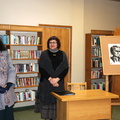 Vokiškų ir šveicariškų leidinių bibliotekos darbuotoja V. Korn pristato pranešėją