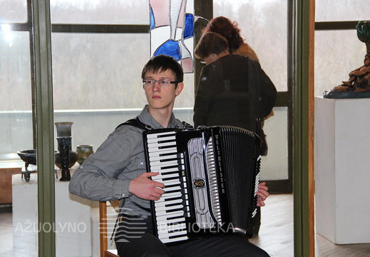 Jaunasis akordeonistas E. Čepulis