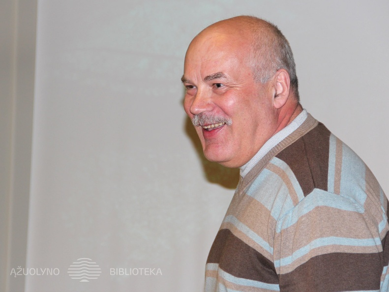 Rašytojas Vidmantas Kiaušas