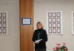 Renginį pristatė KAVB Meno leidinių slyriaus darbuotoja Vilma Gerasimovienė
