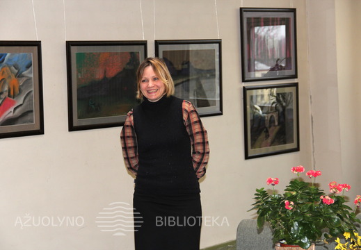 Parodą ir jos autorių pristatė V.Gerasimovienė