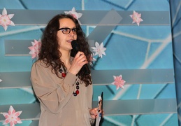Renginį pristatė Aistė.