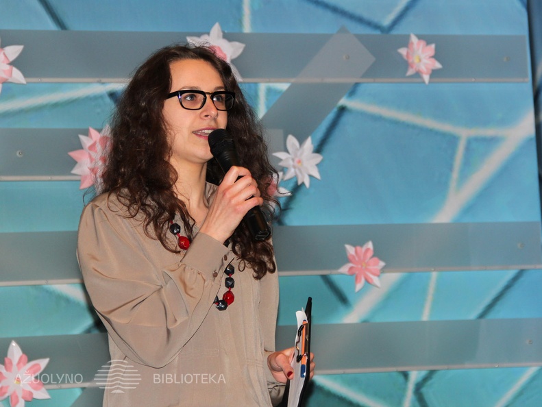 Renginį pristatė Aistė.