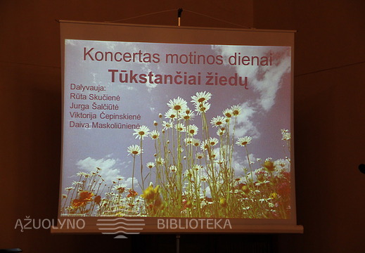 Tūkstančiai žiedų mamai.