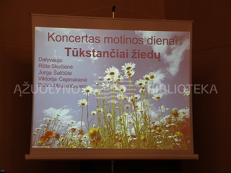 Tūkstančiai žiedų mamai.