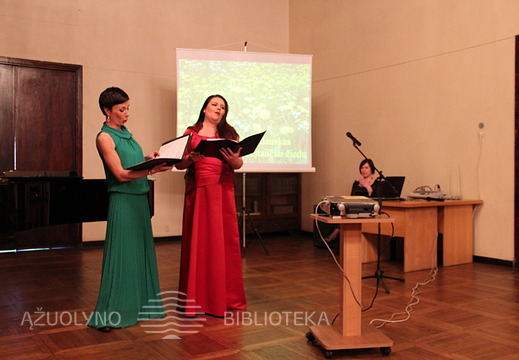 Atlikėjos: Rūta Skučienė (sopranas), Jurgita Šalčiūtė (mecosopranas).