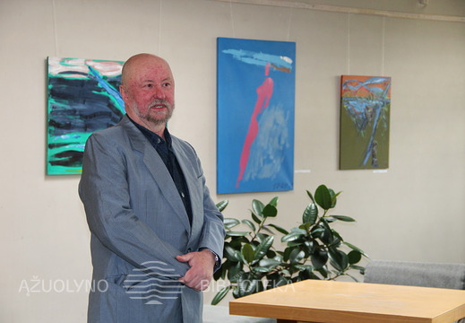 Dailininkas pristatė savo kūrybą