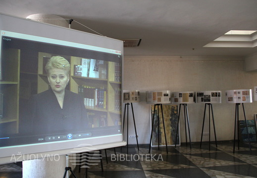 LR Prezidentės Dalios Grybauskaitės sveikinimo žodis