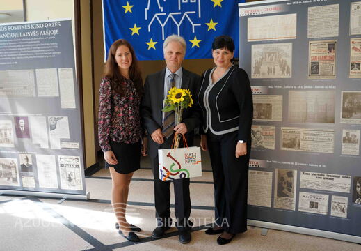 Monika Inčerytė, Alvydas Surblys ir KAVB direktorė Asta Naudžiūnienė