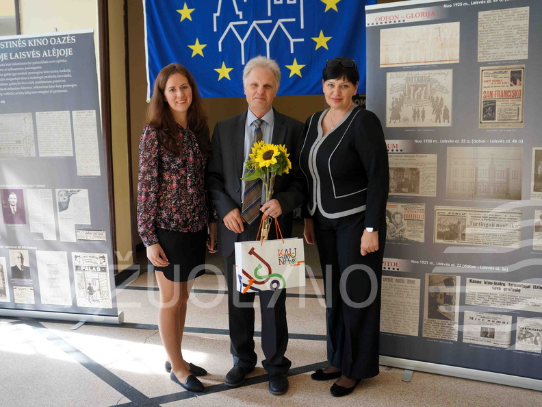 Monika Inčerytė, Alvydas Surblys ir KAVB direktorė Asta Naudžiūnienė