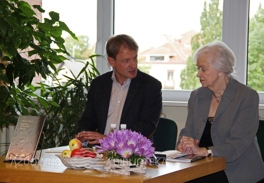 Ramutė Skučaitė ir aktorius Gintaras Mikalauskas