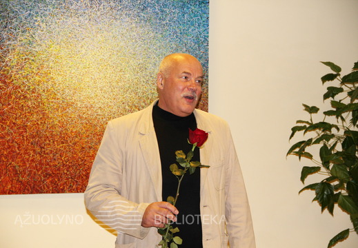 Lietuvos Rašytojų sąjungos Kauno skyriaus pirmininkas Vidmantas Kiaušas-Elmiškis