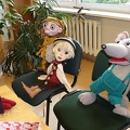 Lėlės taip pat dalyvavo teatro mokymuose