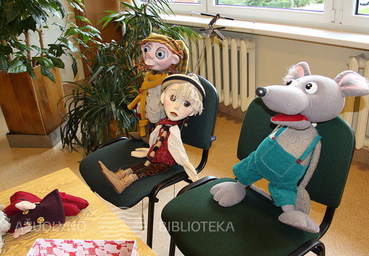 Lėlės taip pat dalyvavo teatro mokymuose