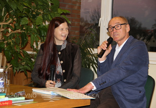 Dailininkė Sigutė Ach ir S. Klibavičius.