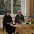 Rašytoja Giedra Radvilavičiūtė ir kritikas Laimantas Jonušys