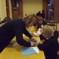 Kartu su vaikais lankstė ir projekto organizatoriai bei pedagogai