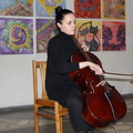 Renginio šventinę nuotaiką kūrė muzikantė Gintarė Stasiūnaitė