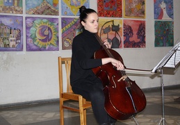 Renginio šventinę nuotaiką kūrė muzikantė Gintarė Stasiūnaitė