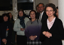 apie kūrybines dirbtuves kalbėjo ir RKL slaugos administratorė Lina Urbietė