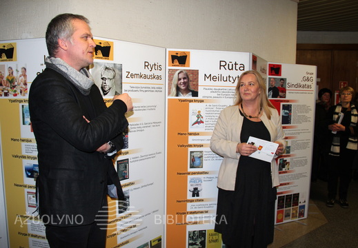 Režisierius Audrius Stonys ir Rimantė Tamoliūnienė.