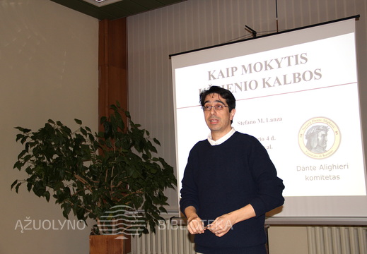 S. M. Lanzos paskaita „Kaip mokytis užsienio kalbų?“