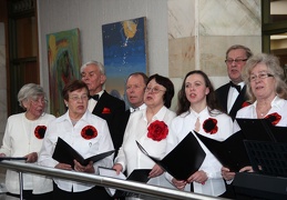 Bendruomenės centro &quot;Žaliakalnio aušra&quot; choras &quot;Gaida&quot;, vadovas Arvydas Paulauskas.