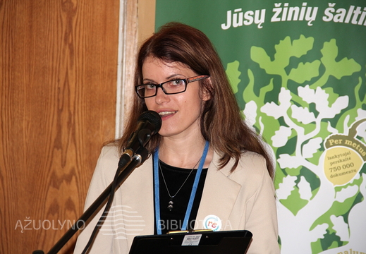 Projekto „(RE) STARTAS: e. paslaugos Tau“ koordinatorė Aistė Megelinskienė.