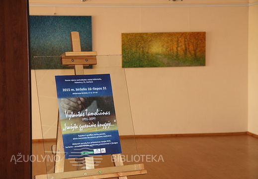 V. Tamoliūno parodos "Įrašyta gyvenimo knygoje..." atidarymas Garliavoje