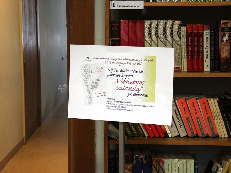 Nijolės Blaževičiūtės poezijos knygos „Vienatvės valandą“ pristatymas