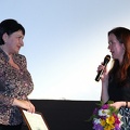 Kino centro „Romuva“ l.e.p. direktorė Monika Inčerytė sveikina KAVB direktorę Astą Naudžiūnienę ir visą bibliotekos bendruomenę.