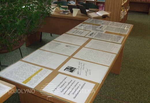 Jurgio Savickio straipsniai Lietuvos periodikoje ir laiškų kopijos iš jo krikštasūnio Perkūno Liutkaus asmeninio archyvo