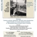 Parodos &quot;Susitikimas su Jurgiu Savickiu&quot; plakatas