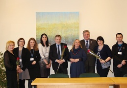 Renginio akimirka (centre F. Latėnas)