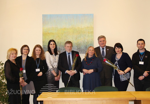 Renginio akimirka (centre F. Latėnas)