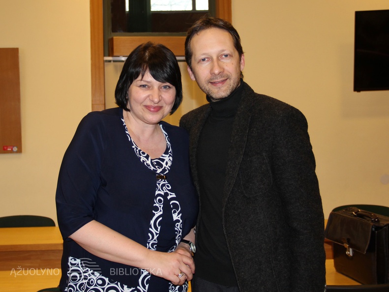 KAVB direktorė A. Naudžiūnienė ir V. Čepinskis