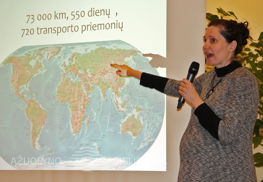 Keliautoja Evelina Savickaitė