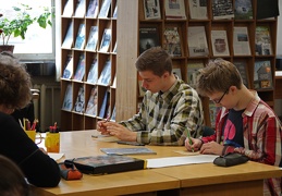 Kūrybinių dirbtuvių akimirka