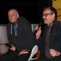 Režisierius Audrius Stonys ir kino kritikas Gediminas Jankauskas