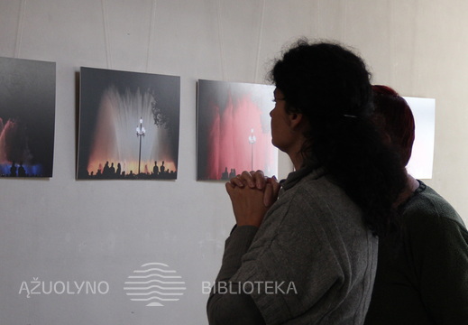 Parodą apžiūri renginio svečiai