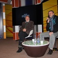 Režisierius Algimantas Puipa ir kino kritikas Gediminas Jankauskas 