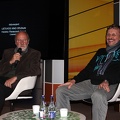 Režisierius Algimantas Puipa ir kino kritikas Gediminas Jankauskas 