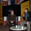 Režisierius Algimantas Puipa ir kino kritikas Gediminas Jankauskas 